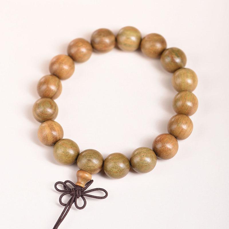 Argentina Agarwood & Green Sandalwood Unisex Prayer Beads Bracelet