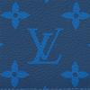 Louis Vuitton Coin Classic Monogram Pacific Coated Canvas Card Holder Men Wallets Blue M30270
