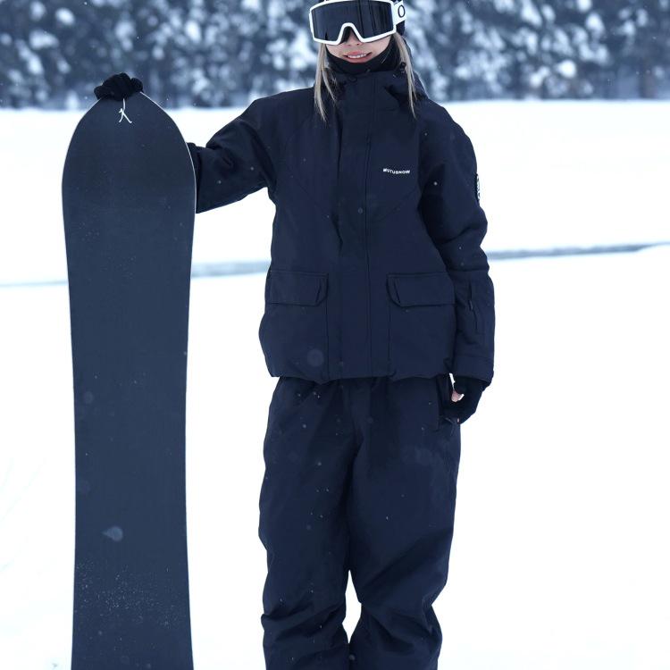 2025 Unisex Waterproof Windproof Ski Suit - Warm & Thick Winter Snowboard Set