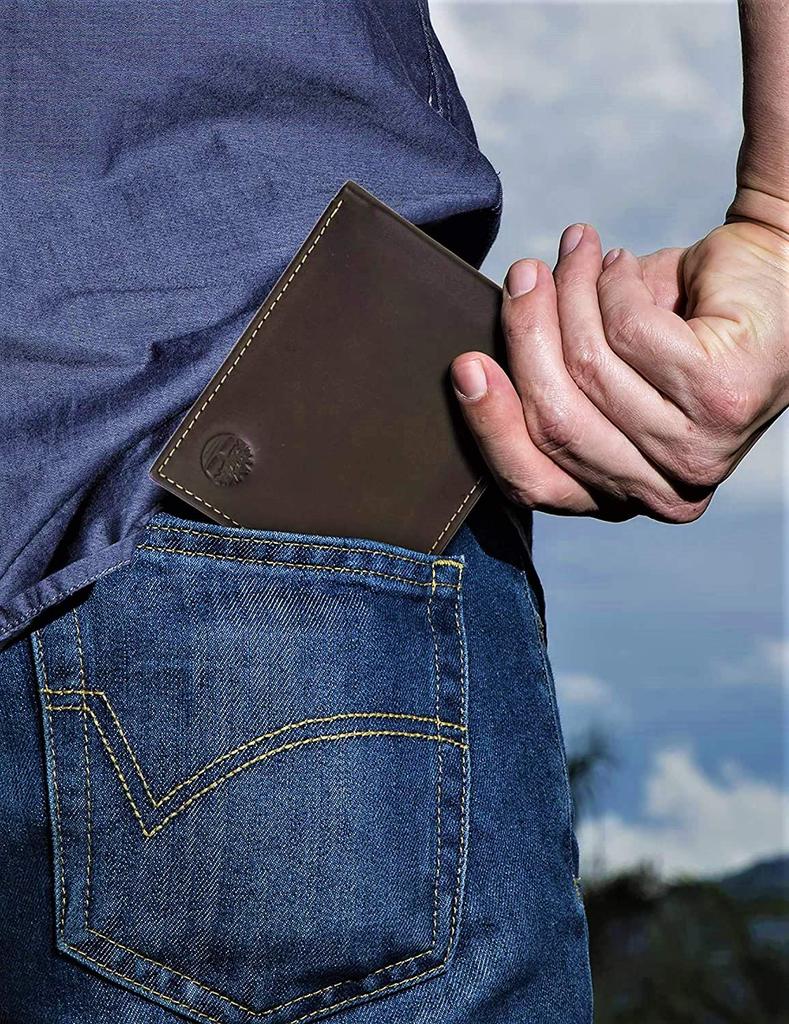 Day Timberland Cloudy Bifold No Coin Genuine Free Size Valentine's Gift Men's Wallet, Slim, Lightweight, Purse, Leather, Black,