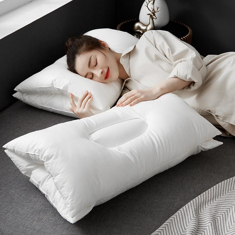 Cotton Pillow Cotton Pillow Core Washable Double Layer Hollow Pillow Five-star Hotel Single