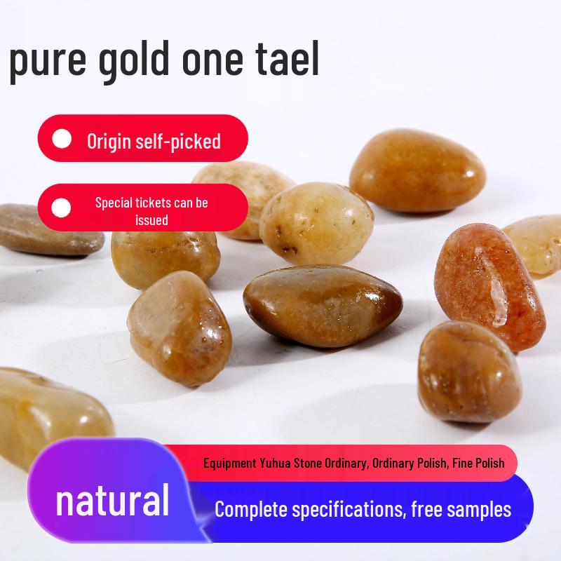 

Colorful Natural Pebbles: Yuhua Stones for Fish Tanks, Flower Pots, and Garden Decor Stream Stone 0.6-0.9cm [5 lbs]