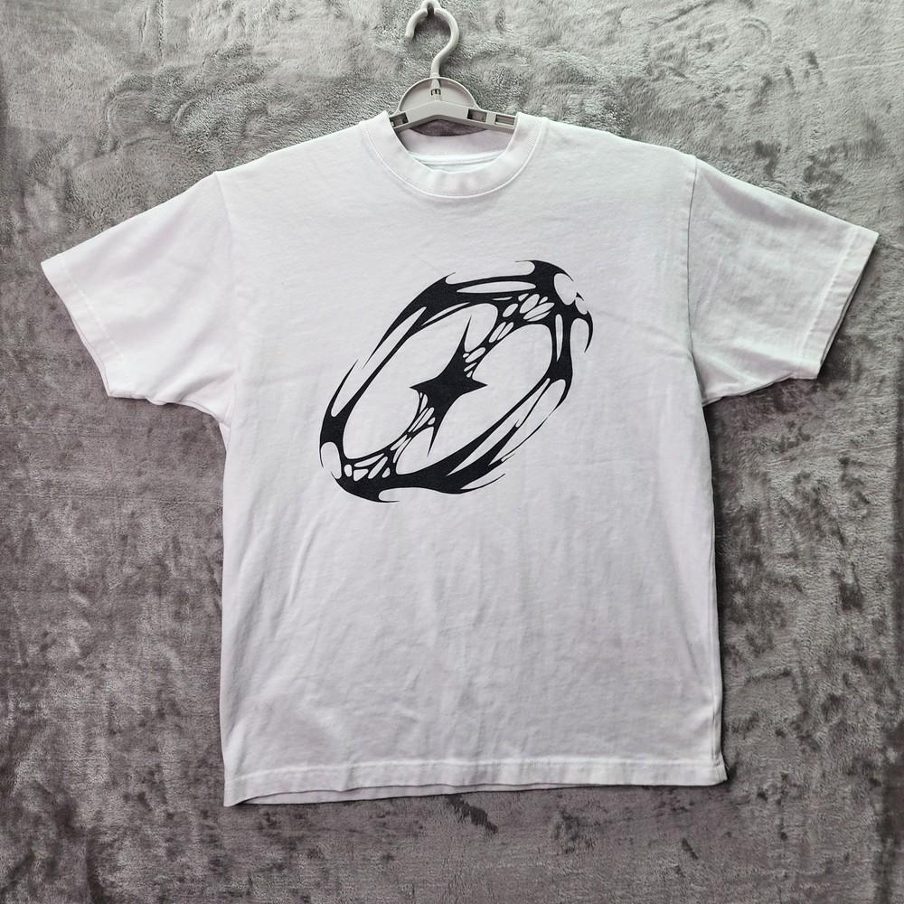 Galileo Earth Art Tee; Tribal Abstract Graphic; Men’s Medium Vintage Unisex T-Shirt S
