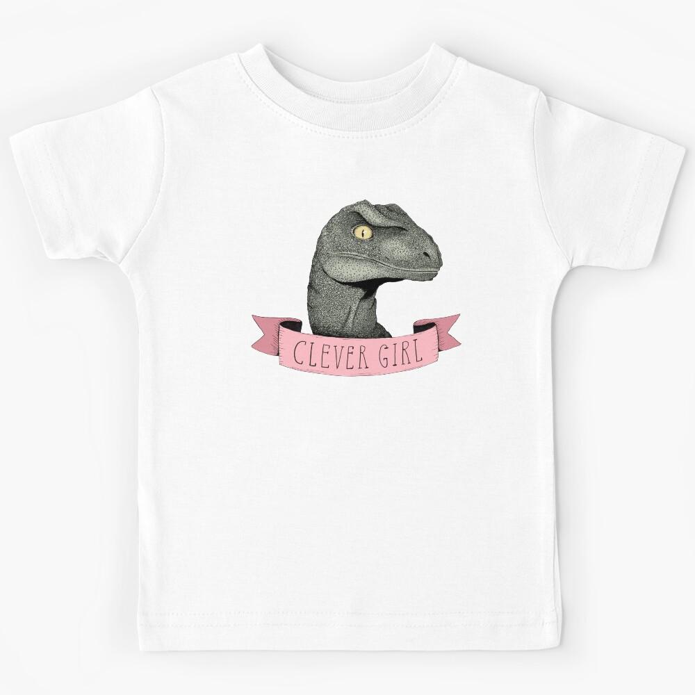 Clever Girl raptor dinosaur Kids T-Shirt 150