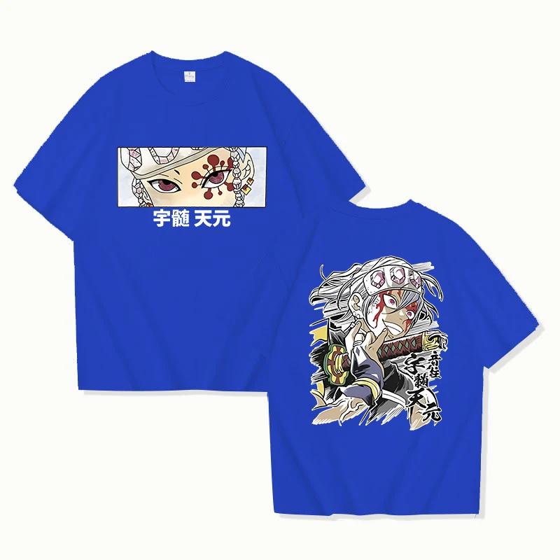 Neue T-Shirts Cooles Uzui Tengen Grafikdruck T-Shirt Unisex Mode Persönlichkeit Anime Harajuku T-Shirt