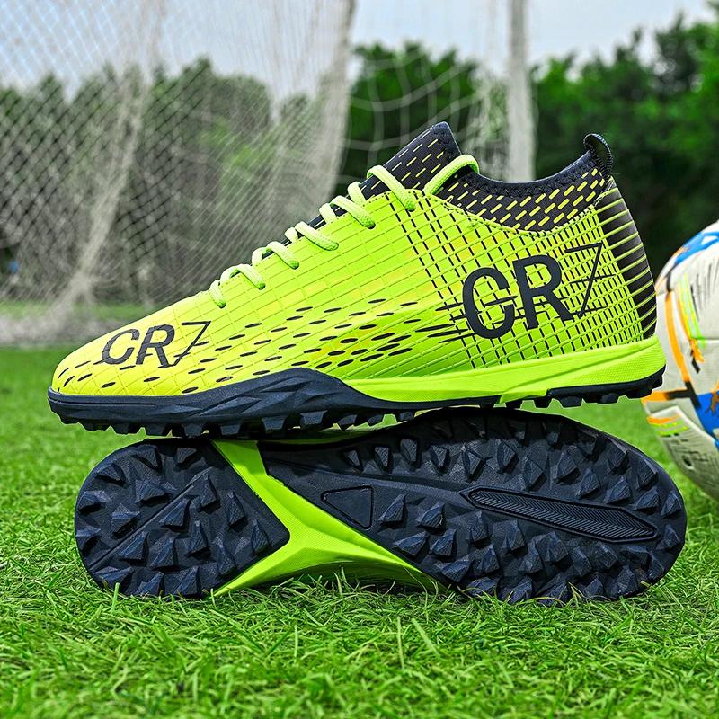 Men TF/AG Society Cleats Soccer Shoes Original Young Football Boots for Boys Pro-Quality Indoor Football Field Boots Sneakers Match Fast