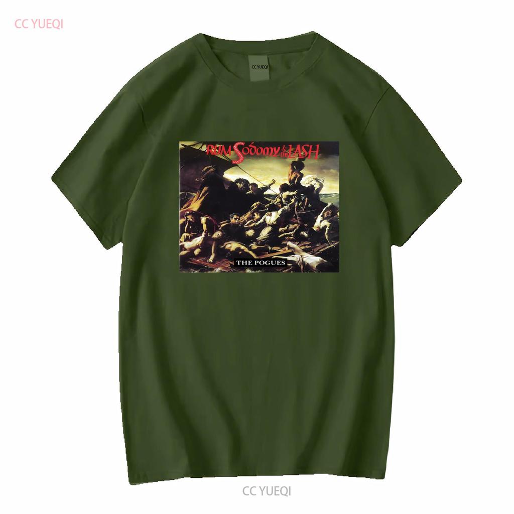 NEW THE POGUES T SHIRT Rum Sodomy and Lash S 5XL Long or Short Sleeves Vintage Washed Soft Breathable Fashion Streetwear Homme