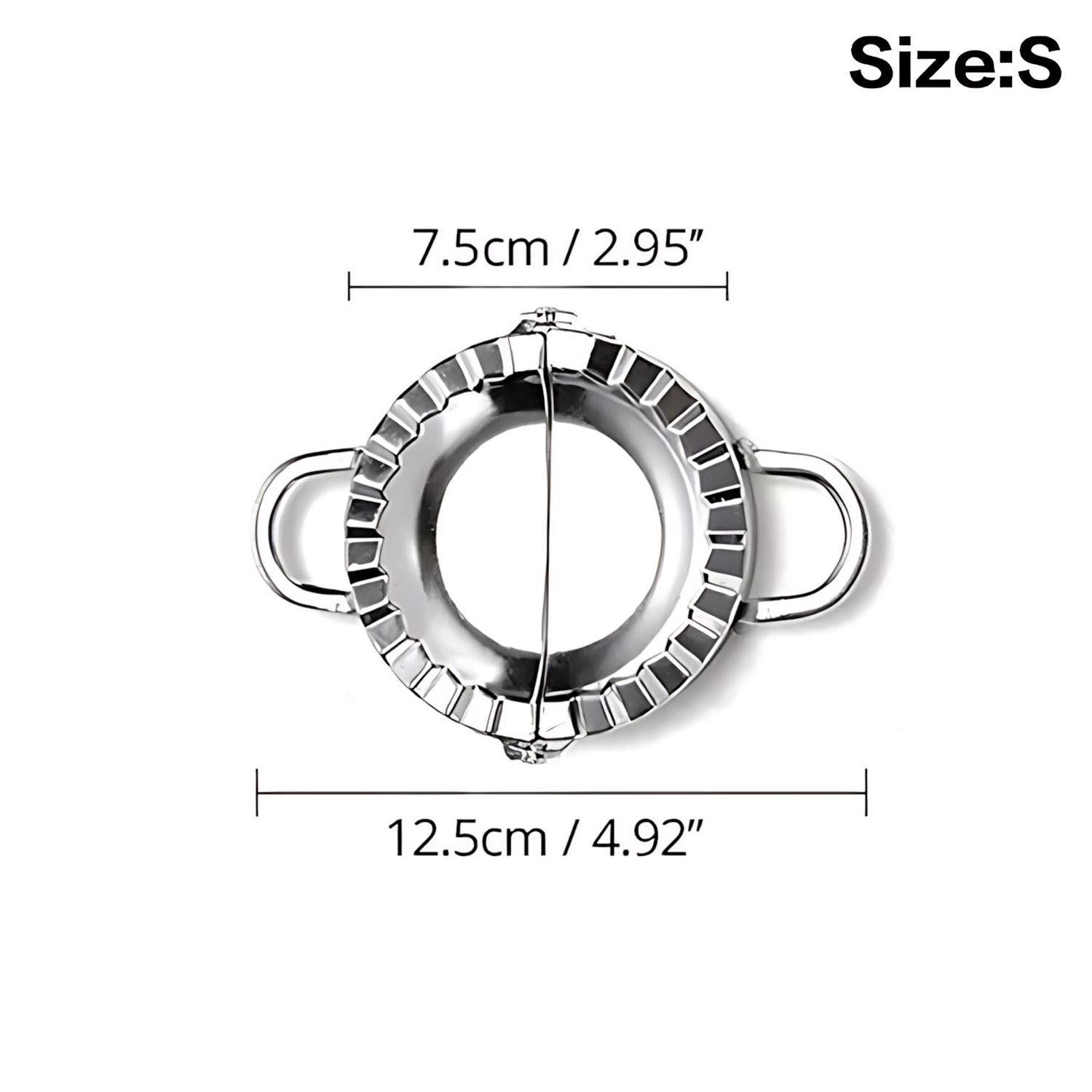 Stainless Steel Dumpling Mould Multi Purpose Dough Cutter DIY Jiaozi Mold Pastry Baking Tool