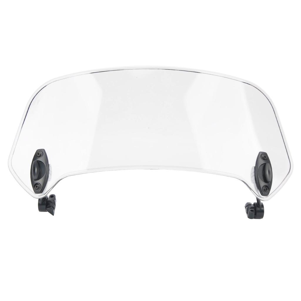 Motorcycle Windscreen Adjustable Clip On Windshield Universal Wind Deflector for Motorbike
