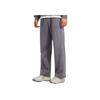 Li Ning Wade Series Loose Simple Fleece Mid Waist Letter Versatile Sports Sweatpants Men bottoms AKLV691-1