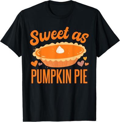 Sweet As Pumpkin Pie Kids Toddler Tshirt 100 Cotton Trendy Y2k Shortsleeve Tee Soft Quickdrying Moisturewicking