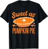 Sweet As Pumpkin Pie Kids Toddler Tshirt 100 Cotton Trendy Y2k Shortsleeve Tee Soft Quickdrying Moisturewicking