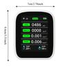 with NDIR Technology 8-in-1 Indoor Air Quality Monitor Humidity Detector Alarm Clock CO 2 Detector LCD Display