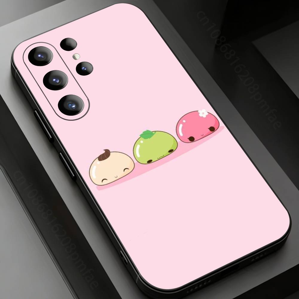 Kawaii Food Character Series Phone Case for Samsung Galaxy S20,23 Ultra S24,22 Plus S25,26,21FE TPU Cover