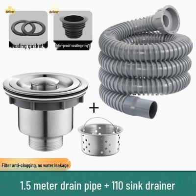 Kitchen Sink Drainer and Pipe Set