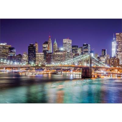BN Puzzle Puzzle noční panorama New Yorku 10-003, 1000 dílků, smíšené barvy Puzzle, Dětské hry, Vzdělávací hračky