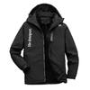 Trendy jackets for men and women, outdoor couples, same style jackets, mountaineering detachable hood, warm, windproof and waterproof jackets for men