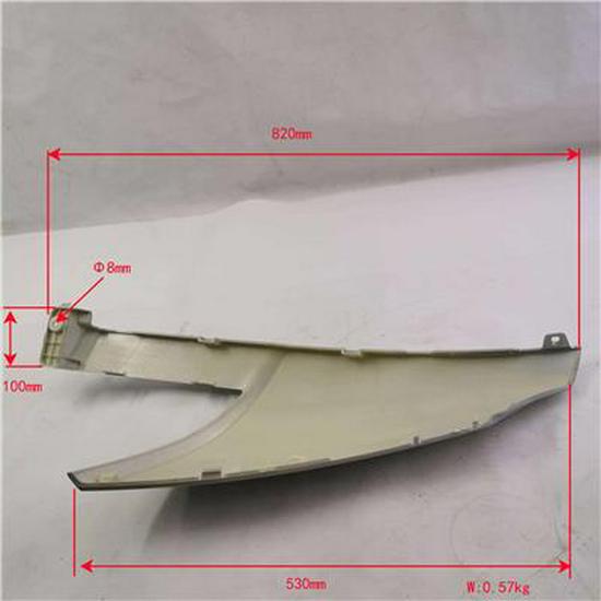 Compatible Foton Left Corner Panel - Mercedes Silver L1531014200A0