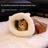 Soft Warm Cat Sleeping Bag Comfortable Winter Pet Bed Self-Warming Semi-Enclosed Puppy Cave Winter