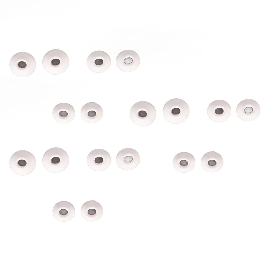 Memory Foam Ear Tips Silicone Comfortable Perfect Fit Replacement Ear Tips for IOS Earbuds Pro One Pair Each of Small,