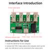 DC 5V USB 2.0 HUB 1 to 4 HUB Module FE1.1S Chip Transmission Speed 480Mbps For Keyboard Mice Portable Hard Drive Card Reader