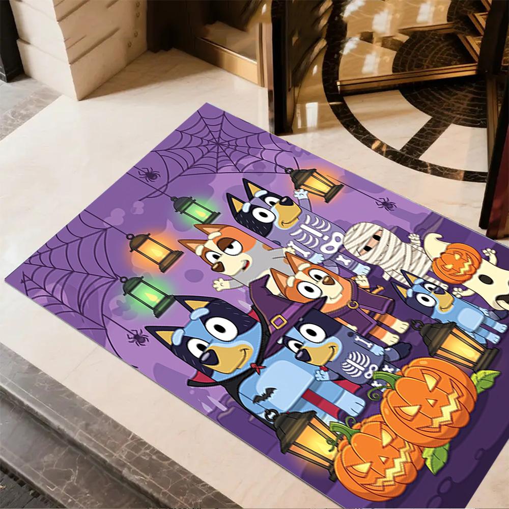 Halloween Party Cemetery Carpet Perfect for Entryway Hallway Kitchen Living Rooms Antislip Carpet Office home decor Best for Christmas