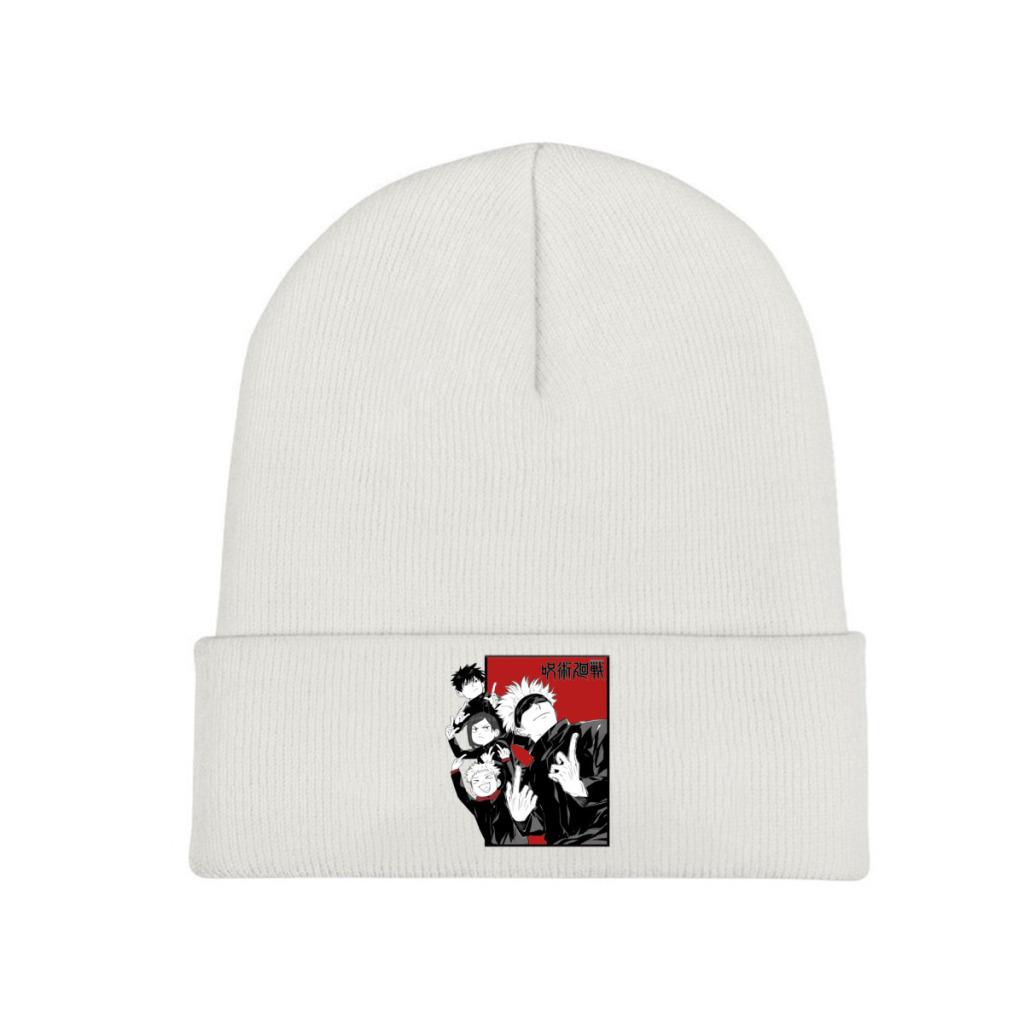Jujutsu Kaisen Satoru Gojo Knit Hat Beanie Winter Hat Warm  New  Cap for Unisex Women