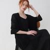 Abang Pleats Puff Cardigan