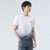 Qipai Men's Ice Algae Mud Gradient Print Round Neck T-shirt