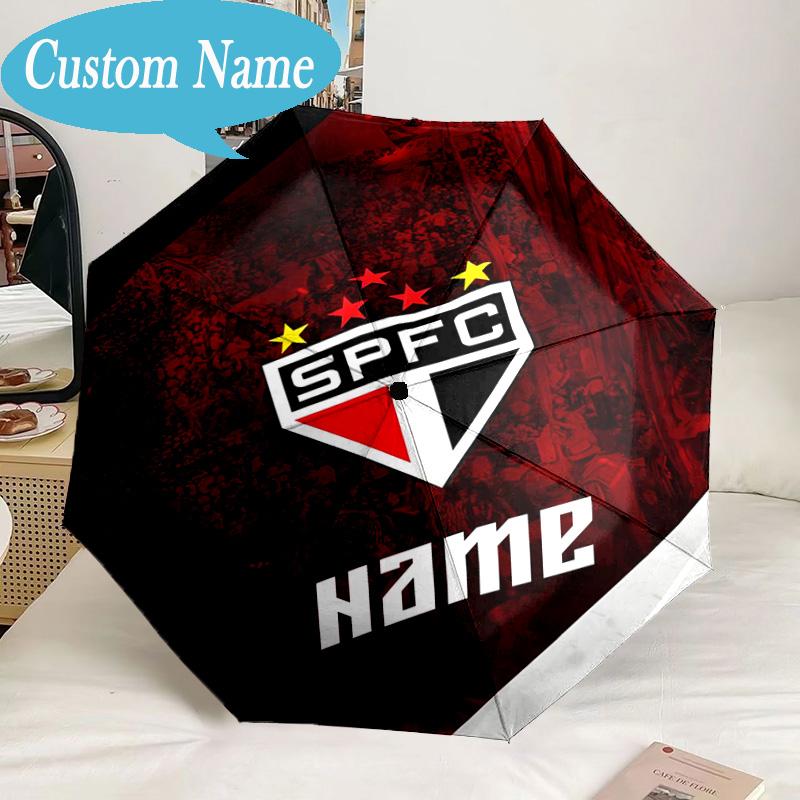 Custom Name Umbrella SPFC Team Spirit Umbrella 8-Frame for Travel, Camping, Casual Lightweight Portable, Essential for Family Gifts