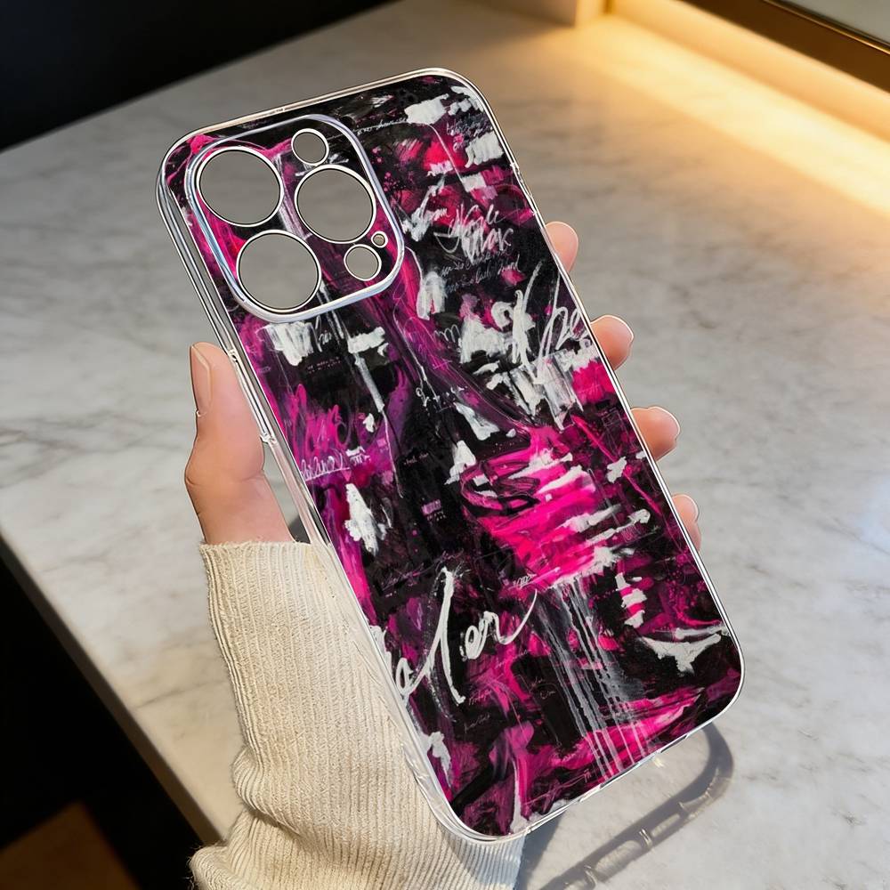 G-Graffiti Art Cool Thing  Phone Case For iPhone 17 16 15 14 13 12 11 Mini Pro Max Plus Transparent Cover