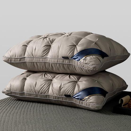 WTEMPO 45*75CM Luxury High Quality Home Hotel Dormitory Pillows Help Sleep Neck Support Non-Collapse Mid Pillow Core for All Seasons