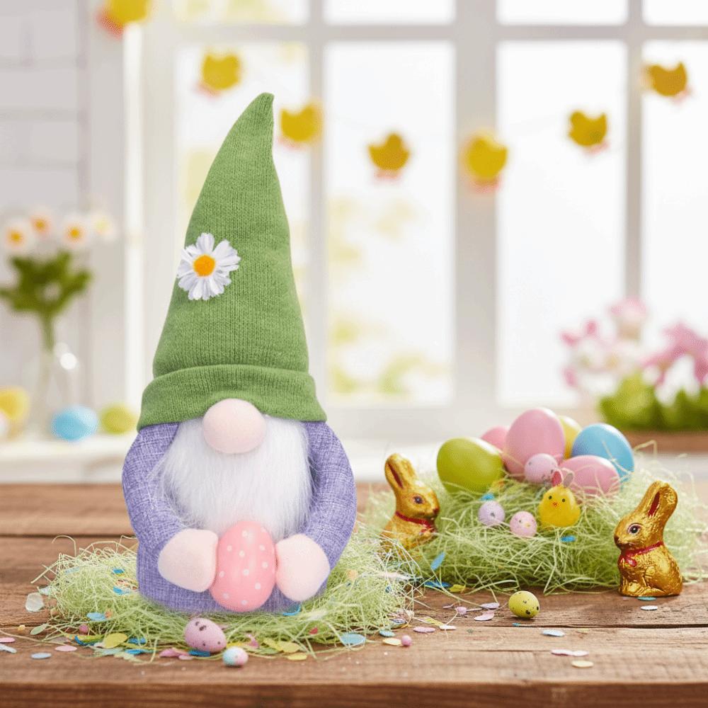 Faceless Feature Easter Bunny Gnome With Easter Egg Faceless Plush Doll  Easter Decor