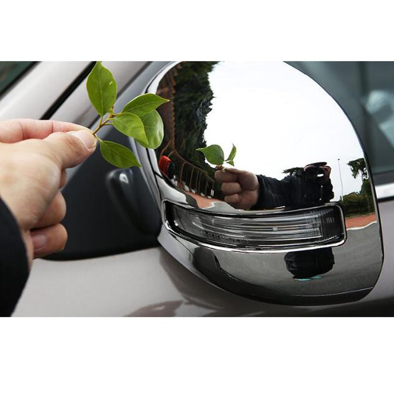 Fit For Mitsubishi Outlander 2013-2018 ABS Chrome Car Rear View Rearview Side Mirror Cover Trim Styling Mouldings 2Pcs New