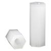 Black & White M2 Nylon Hexagonal Double-Through Standoff Spacer for PC Board Support