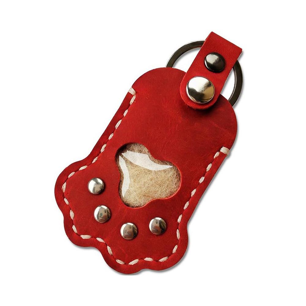 PU Leather Dog Hair Storage Pendant Cat Dog Fur Container Pendant  Jewelry Accessories
