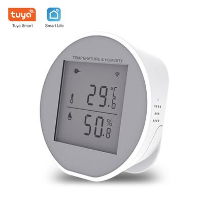Moniteur intelligent de température et d'humidité, WiFi, capteur de température et d'humidité sans fil, Notification avec application TUYA