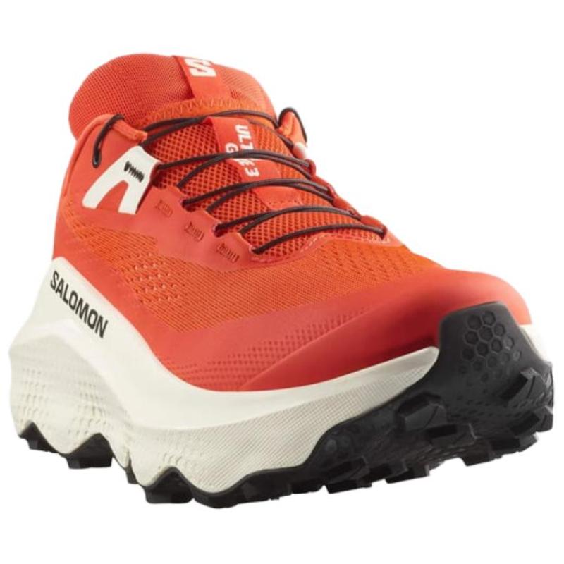 SALOMON Ultra Glide 3 Slip Resistant Abrasion Resistant Low Top Running Shoes Men's Orange Sneakers L47755900