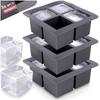 Silicone Ice Cube Mold Xxl 15.5X15.5X6 Cm 3 Pcs.