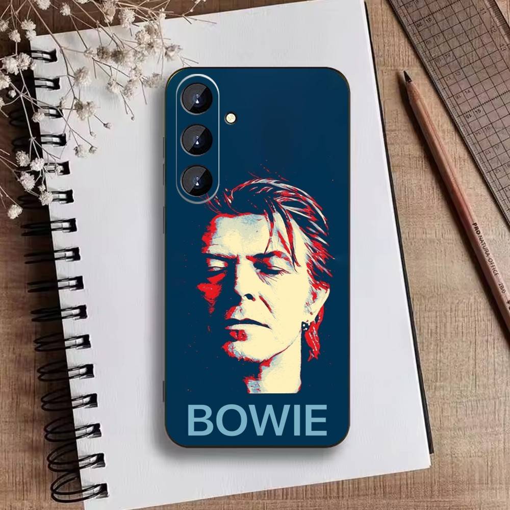 

Singer S-David B-Bowie Phone Case For Samsung Galaxy A73,A21s,A22,A31,A52,A53,A71,A41Soft Black Shell Samsung a13 5g