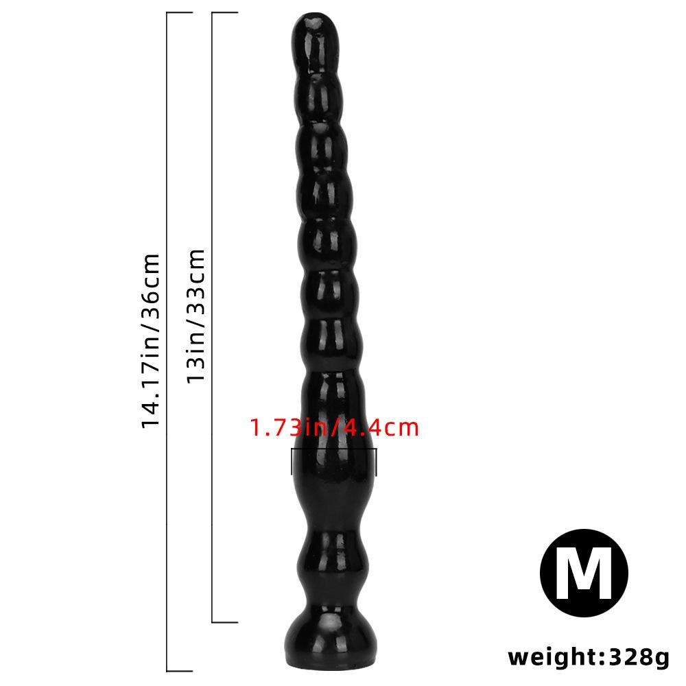 Extra Large Beaded Soft Anal Plug for Men & Women - Ideal for Dilation & Outdoor Use