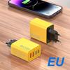 120W QC 3.0 Type C USB Charger PD Fast Charge For iPhone 12 13 Samsung S21 Xiaomi  Mobile Phone EU/US Plug Wall Charger