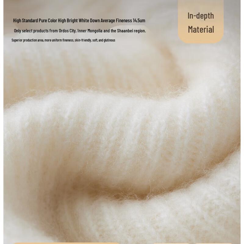 JIUMU Women's 100% Cashmere Winter Knit Beanie Hat