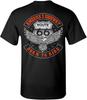 America's Highway T-Shirt Born To Ride Route 66 Biker MC Chopper