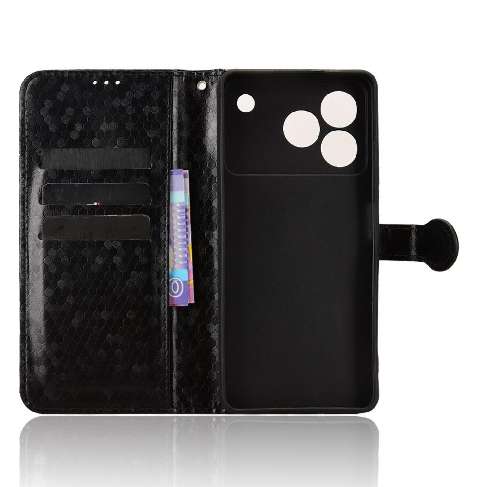 For Infinix Hot 60 Pro+ 4G Case RFID Blocking Imprinted Dog Pattern PU Leather Phone Cover with