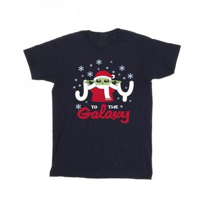 Mens The Mandalorian Joy To The Galaxy T-Shirt