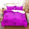 Cool Spider Web Gothic Dark Horror Halloween Minimalist Pattern Abstract Art HD Print Bedding Set Duvet Cover + 2 Pillowcases