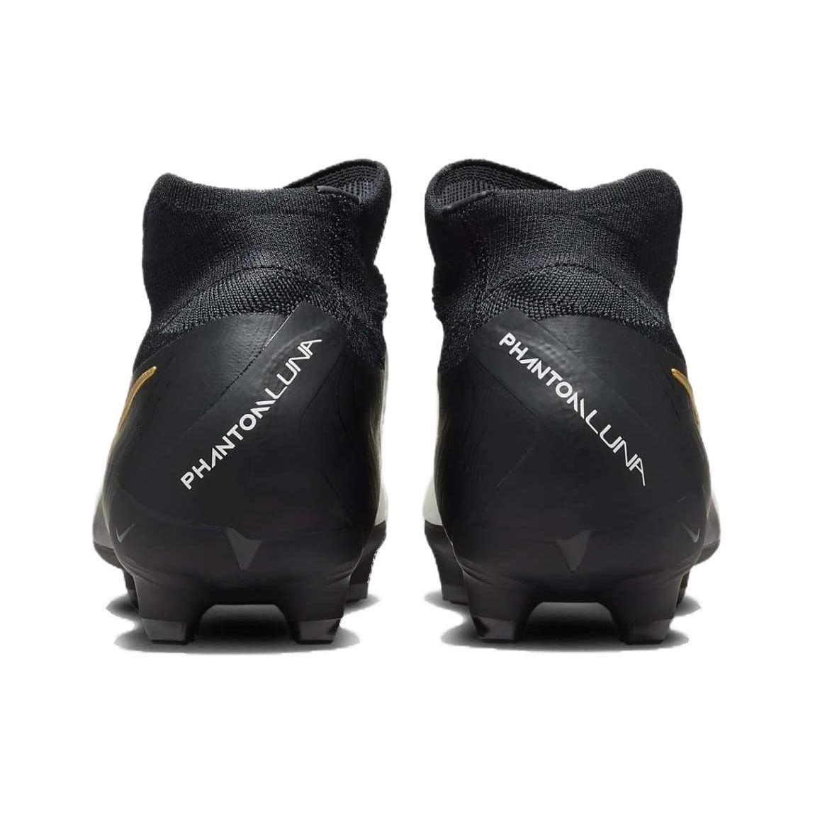 Nike Phantom Luna 2 Pro FG Белые Черные Металлические Золотые Монеты Мужские Кроссовки — фото 5