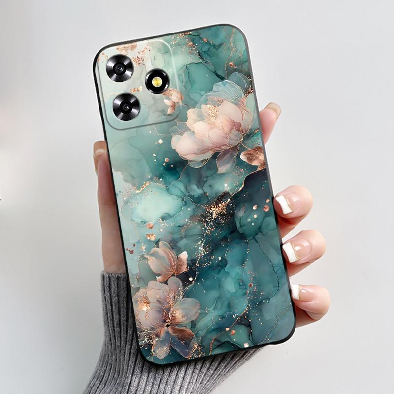 For ZTE Blade A73 4G Case Luxury Dragon Cute Cool Boys Girls Black Matte Soft Silicone Casing For ZTE Axon 50 Lite Bumper Cover