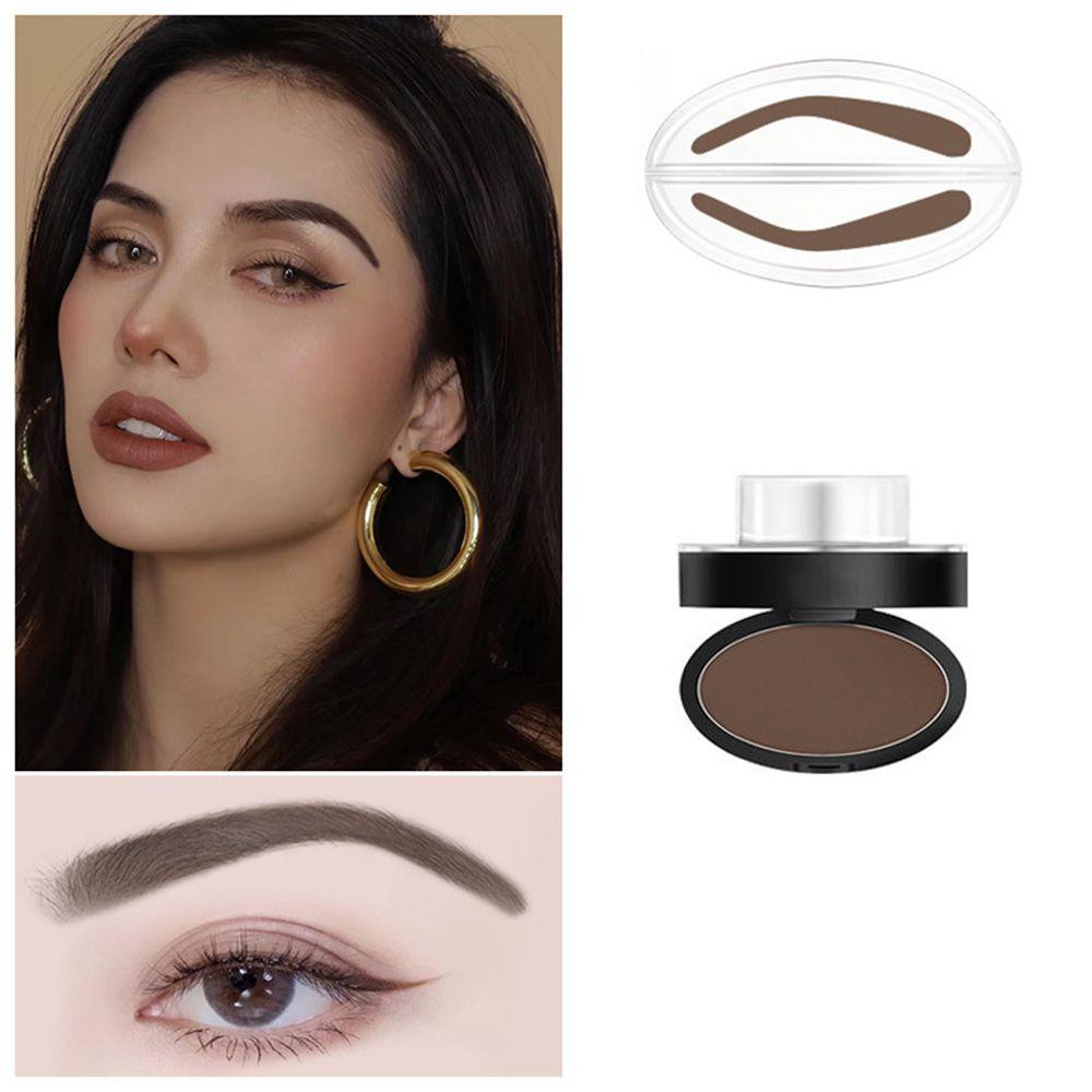 

Professional Makeup Tools Brow Powder With Stamp Thrush Artifact Eye Brow Tint Lazy Eyebrow Stamp 06